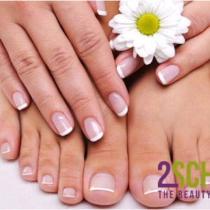 2Schön Pedicure mit Lack